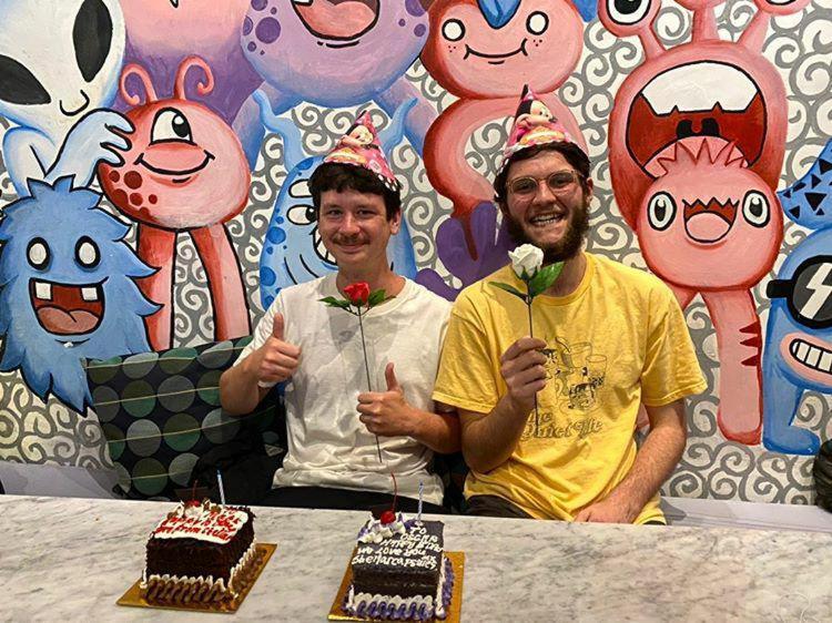 Хостел Stellar Capsules Семиньяк Экстерьер фото The creators of the series, Pendleton Ward and Patrick McHale, at the 2019 Cartoon Network Studio Tour